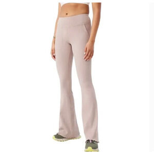 Outdoor Voices Womens SuperForm Rib Flare Pant Mocha Size XL MSRP $98